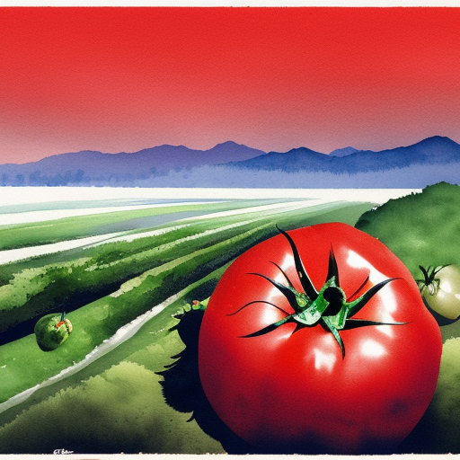 Tomate bicolore striée, Or, été, garde Suisse