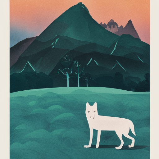 Montagne, Blanc, L hivert, Le loup